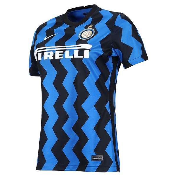 Camiseta Inter De Milán Replica Primera Ropa Mujer 2020/21 Azul